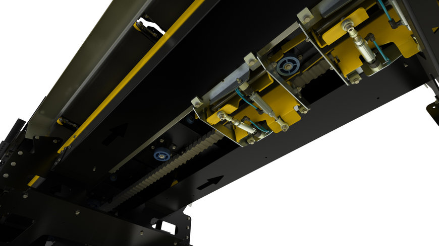 Interroll introduceert nieuwe verticale crossbelt sorter